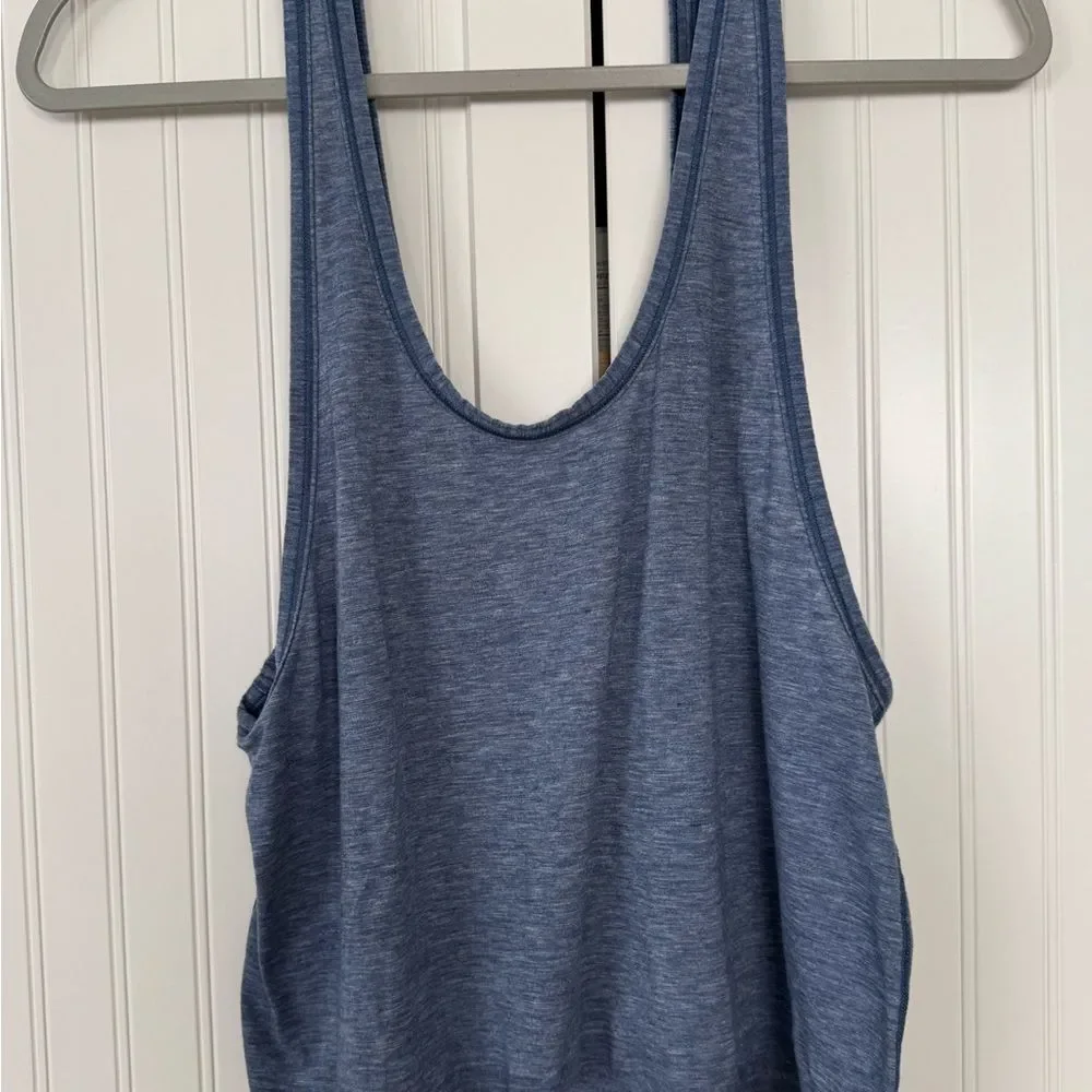 Lululemon Athletica Heathered Blue Tank Top - Medium